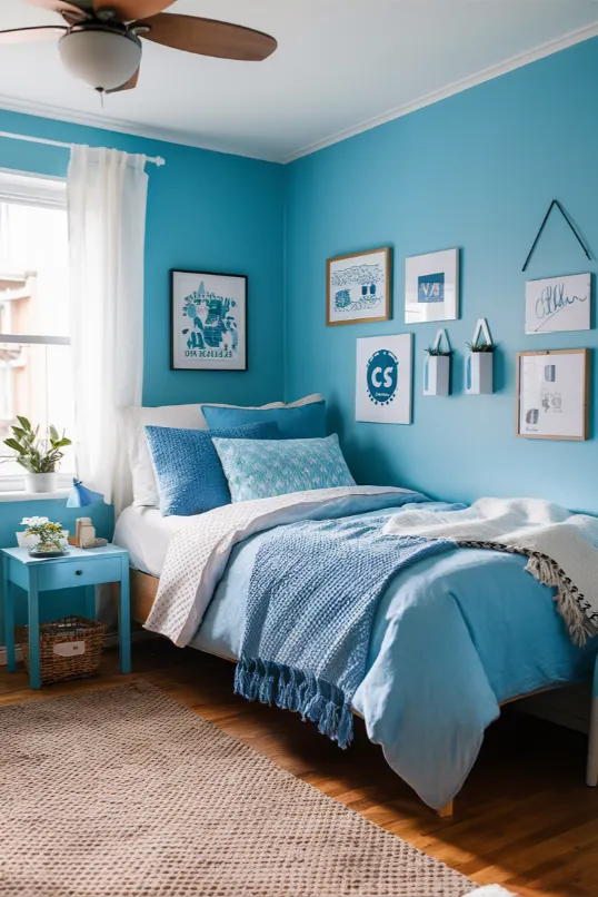 Sky Blue Bedding