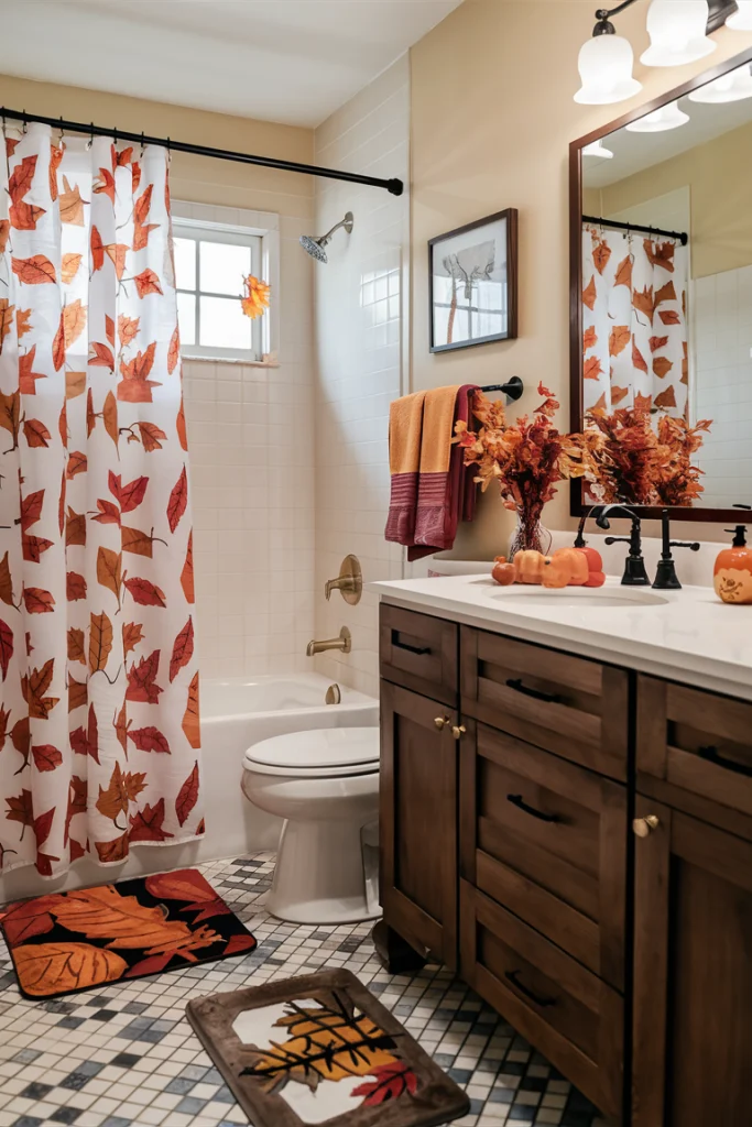 Autumn Bathroom Decor