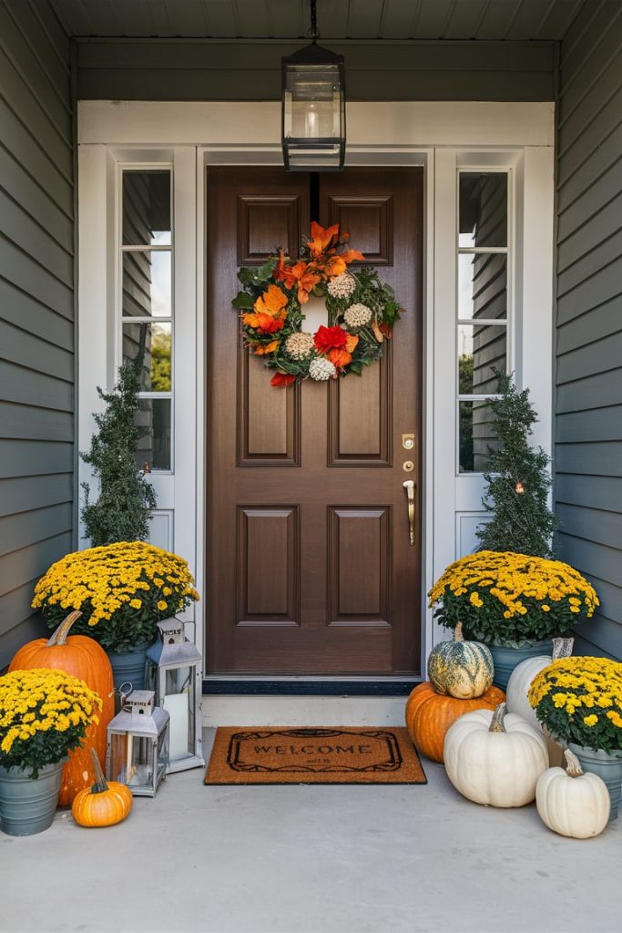 Autumn Doorstep Decorations