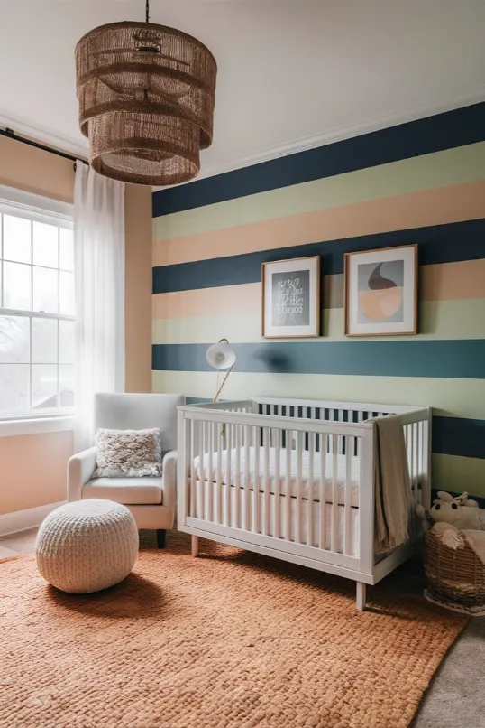 colored Nursery Room Design Ideas