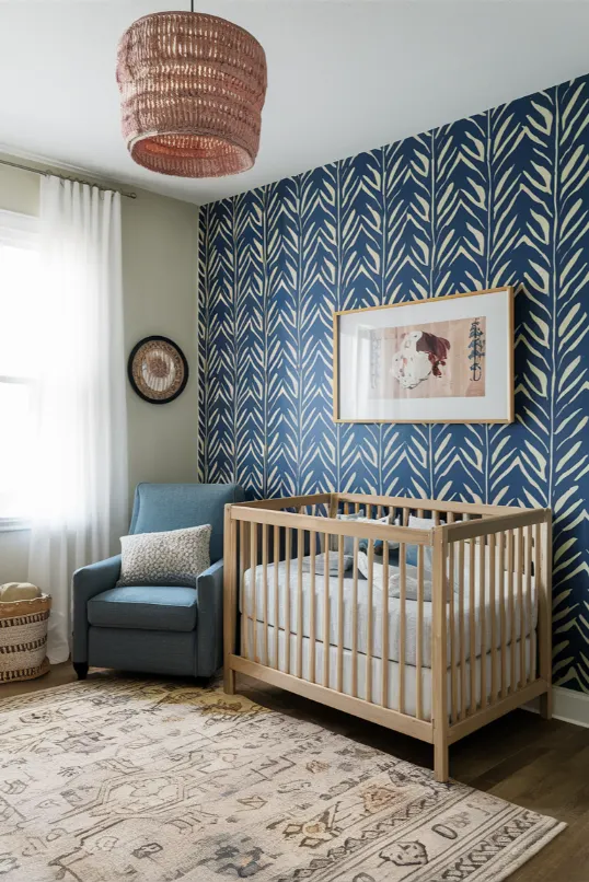 patterned Nursery Room Design Ideas