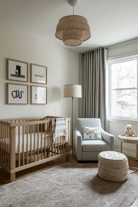 sleek Nursery Room Design Ideas