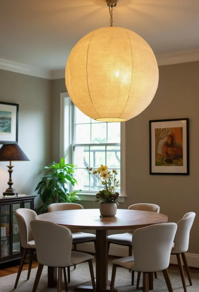 Big Round Pendant Lights, hanging lights round, big hanging lamp, round pendant light fixtures