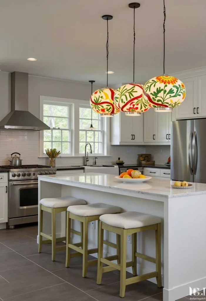 modern pendant lights for kitchen island, Round Pendant Light Fixtures