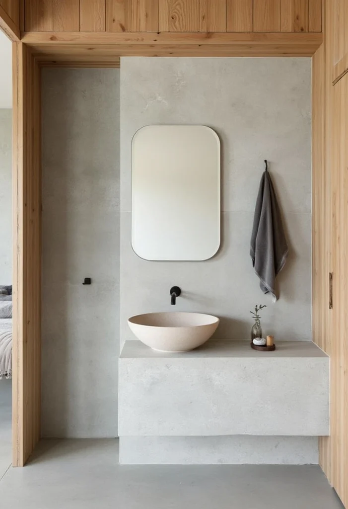 Japandi Bathroom Ideas, Minimalist bathroom design, Japanese bathroom ideas, Modern Japandi bathrooms