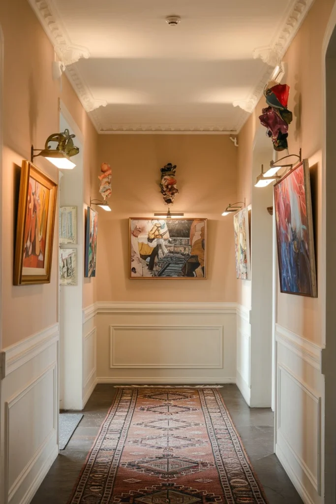 French Hallway, Hallway Ideas, French entryway, French entrance, Parisian hallway