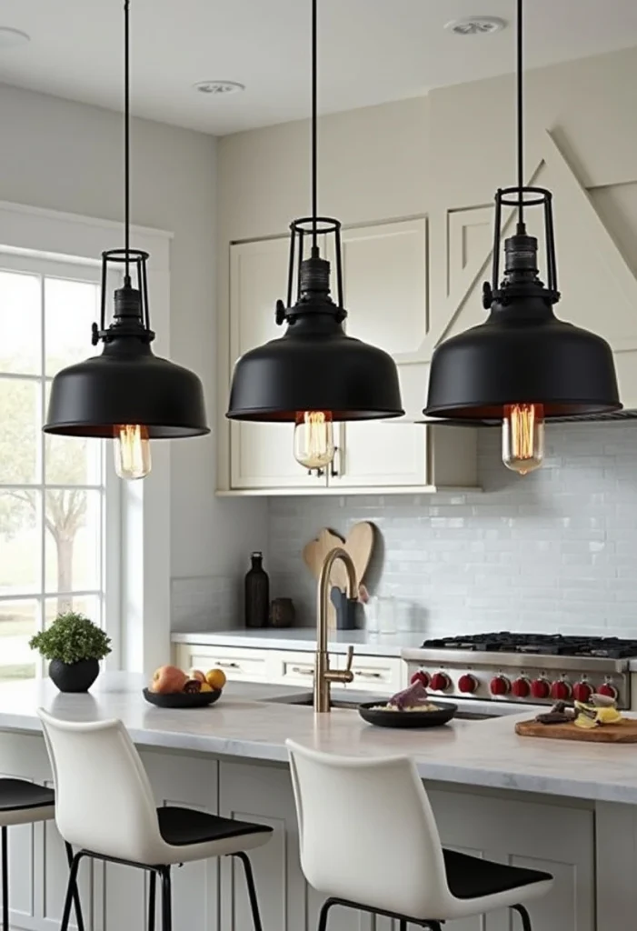 modern pendant lights for kitchen island, Big Hanging Lamps