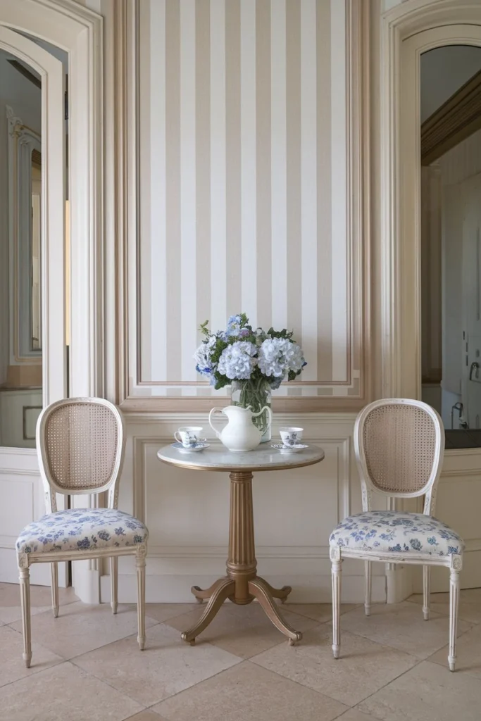 French Hallway, Hallway Ideas, French entryway, French entrance, Parisian hallway