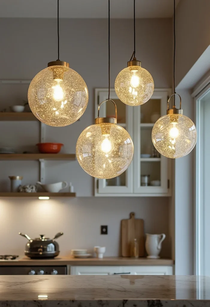 modern pendant lights for kitchen island, Hanging Lights Round