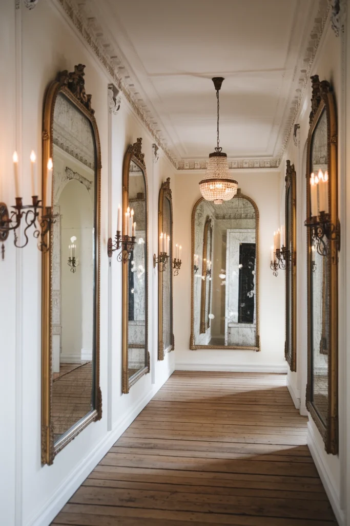 French Hallway, Hallway Ideas, French entryway, French entrance, Parisian hallway