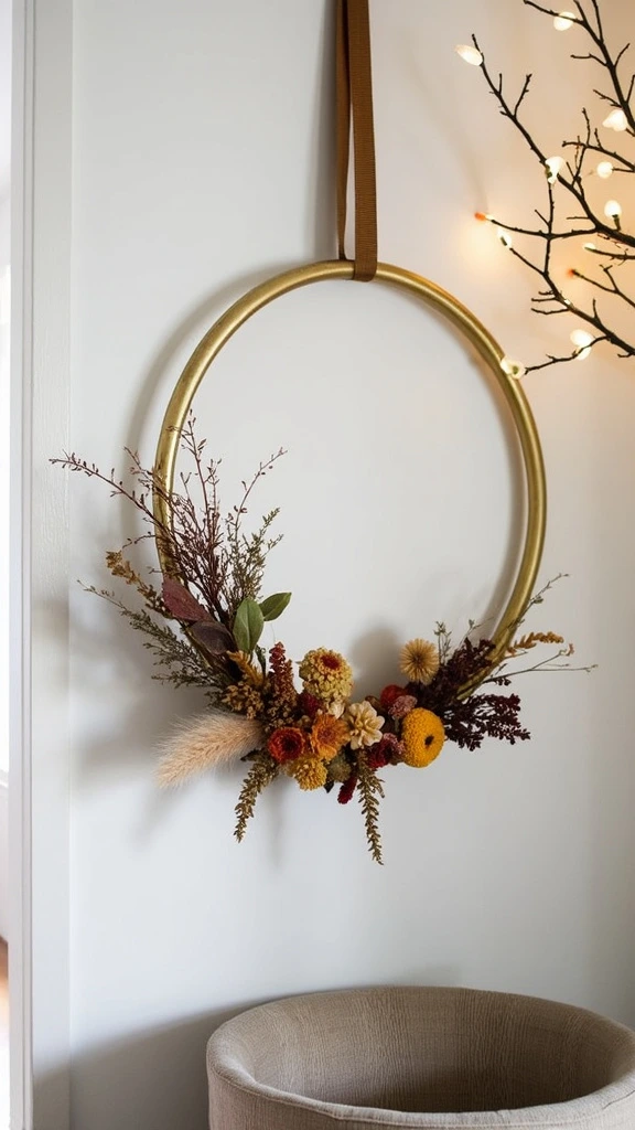 Modern Wreath Alternative