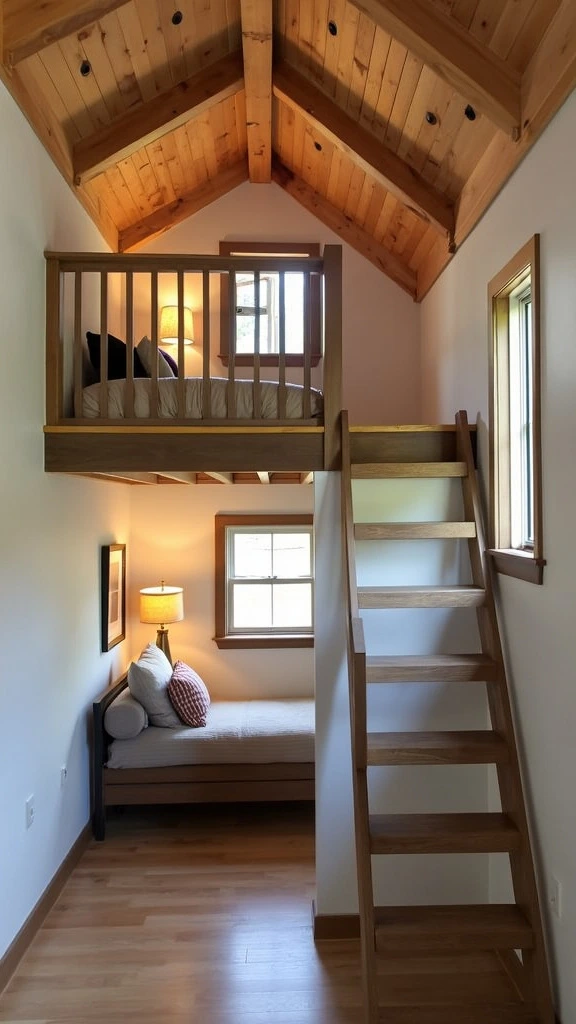 Mezzanine level, multi-functional space, home office nook, guest sleeping area, play loft, two-story barndominium, space-saving design, versatile living