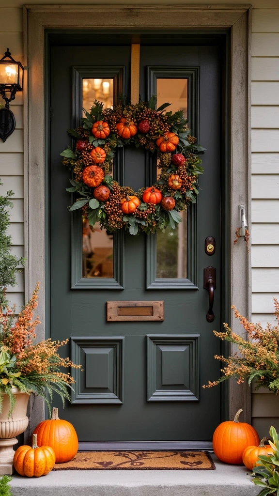 Welcome Guests with Berry Laden Wreaths