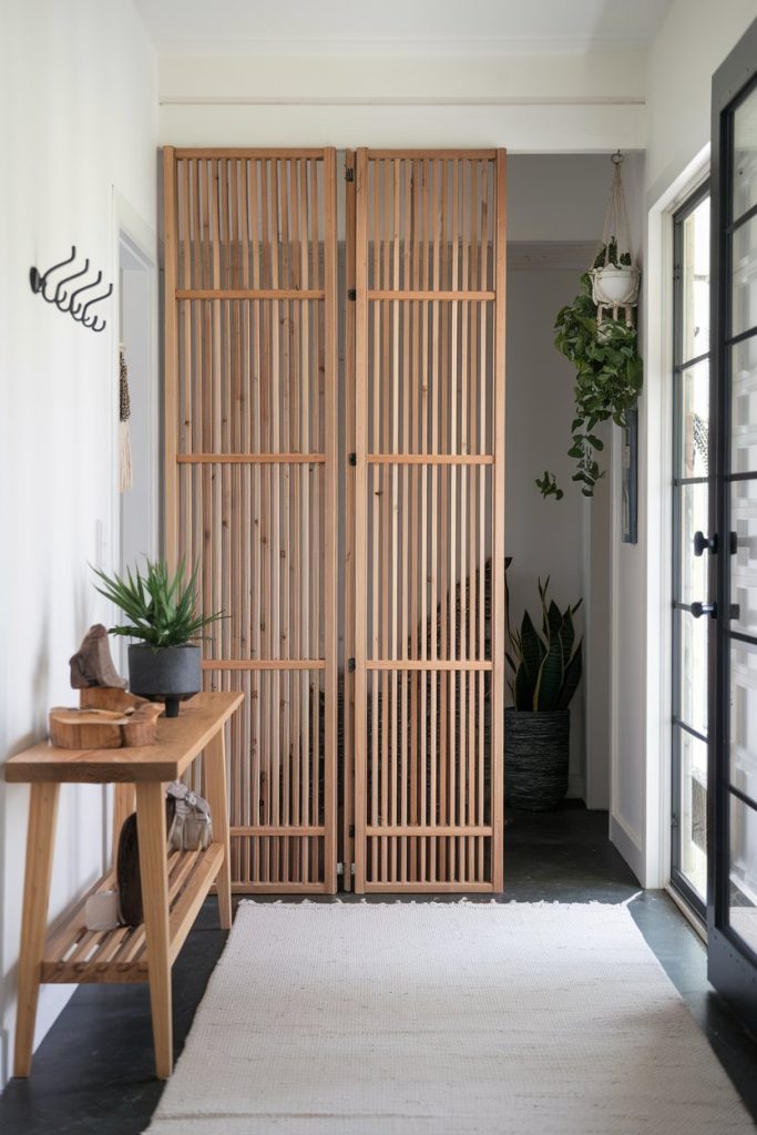 Japandi entryway ideas, japandi decor, minimalist entryway, Scandinavian design, Japanese aesthetics, modern entryway, Scandinavian-Japanese fusion, calming entryway ideas