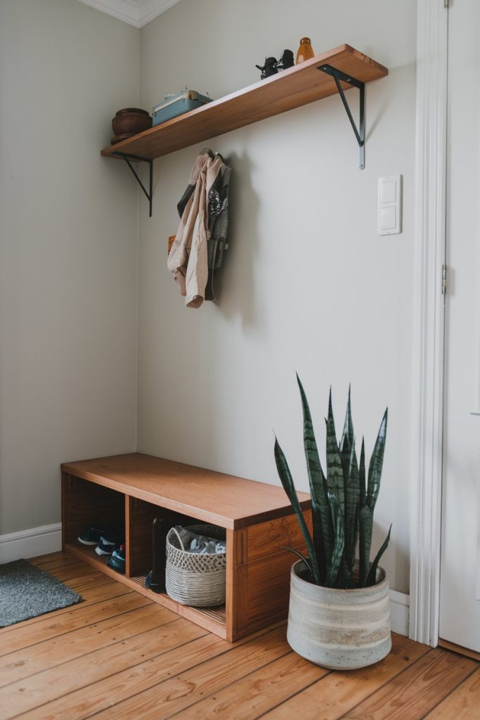 Japandi entryway ideas, japandi decor, minimalist entryway, Scandinavian design, Japanese aesthetics, modern entryway, Scandinavian-Japanese fusion, calming entryway ideas