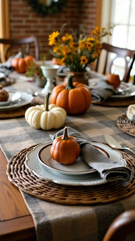 Autumnal Placemats and Runners