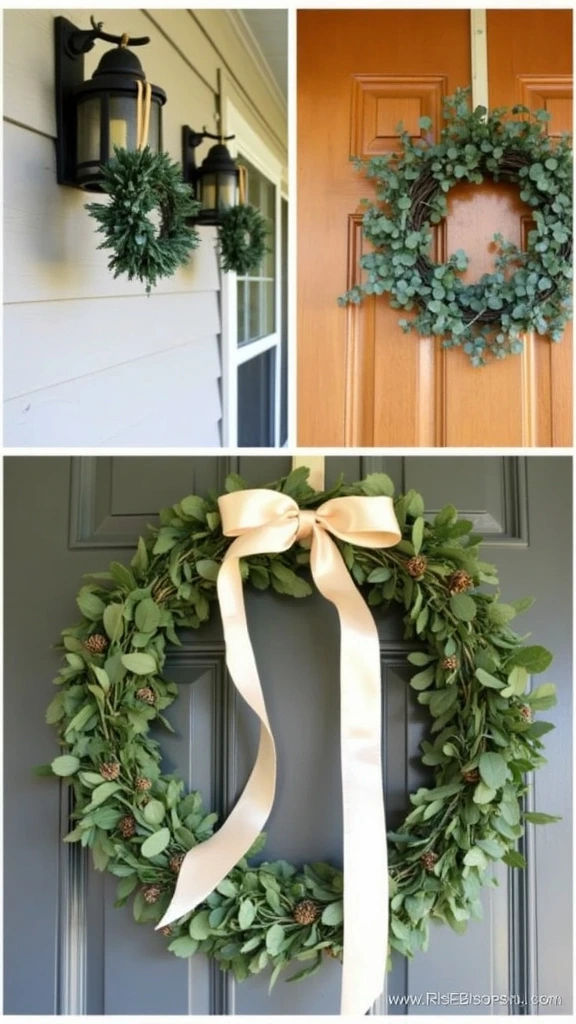 Wreaths on Doors and Walls