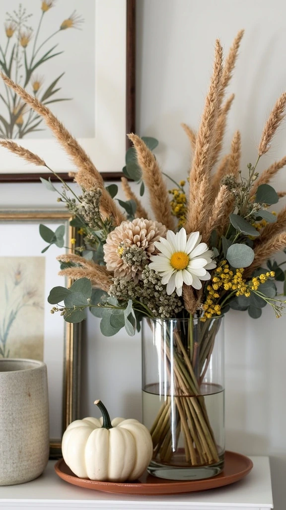 Dried Floral Centerpieces and Frames