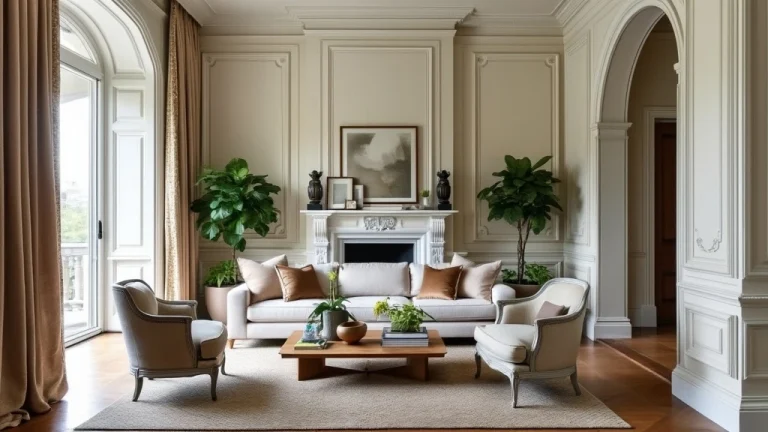 French contemporary living room, modern French decor, contemporary living room ideas, French living room design, stylish living room decor, modern French interiors, chic living room ideas, French-inspired living room, contemporary home design, French charm in living room.