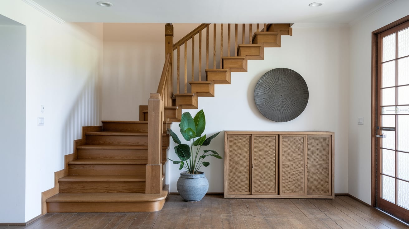 Japandi entryway ideas, japandi decor, minimalist entryway, Scandinavian design, Japanese aesthetics, modern entryway, Scandinavian-Japanese fusion, calming entryway ideas