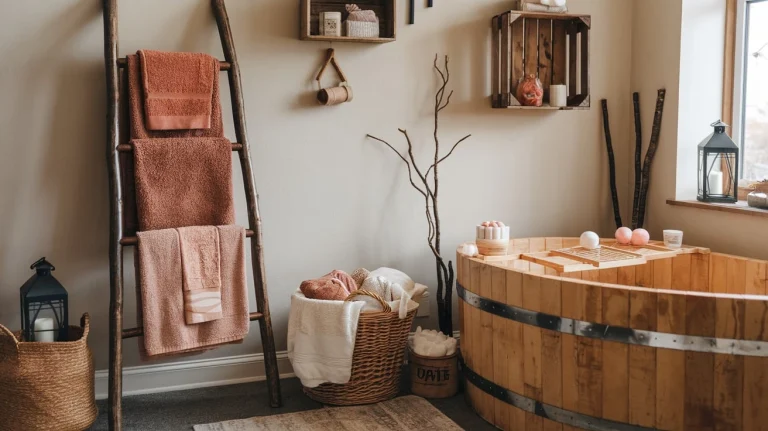 35 cute and cozy fall bathroom decor ideas