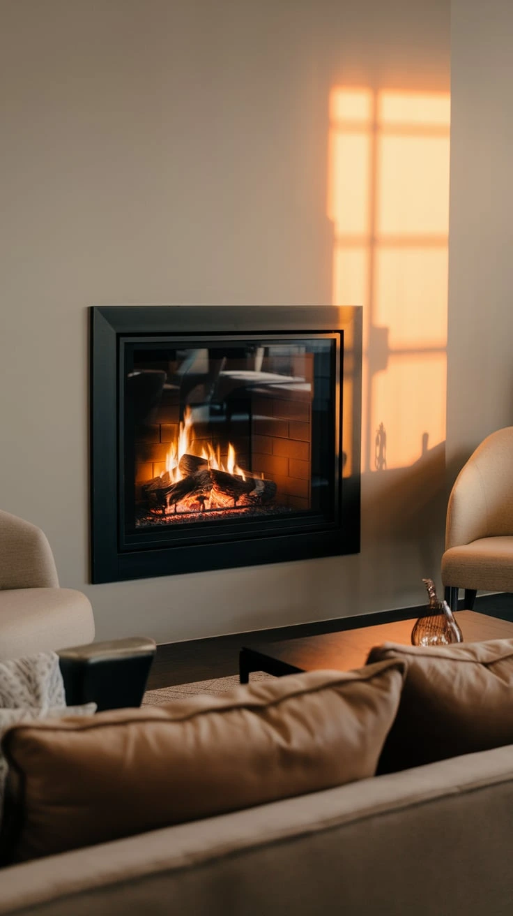 Gas electric wood-burning fireplace fuel options convenient authentic contemporary design