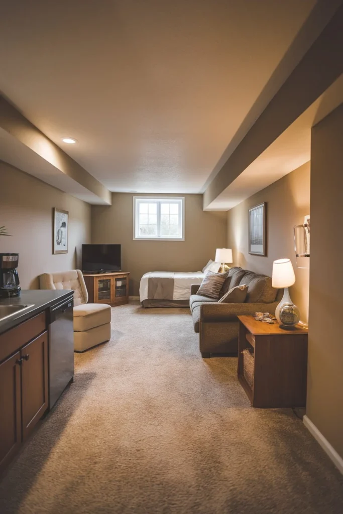 Income-generating basement apartment with rental potential, extended family living space, separate entrance, kitchenette, full bathroom, legal secondary suite, increased property value, multi-generational living, efficient space usage, additional income source