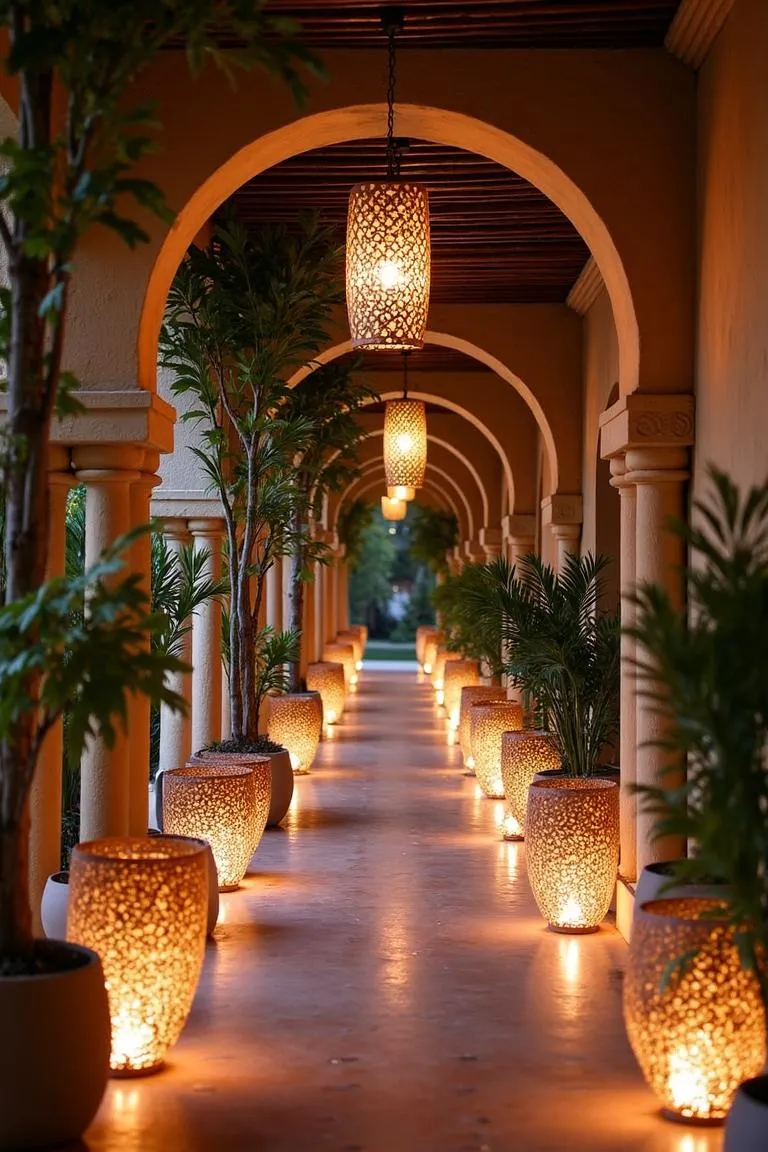 1. Lantern-Lined Aisles