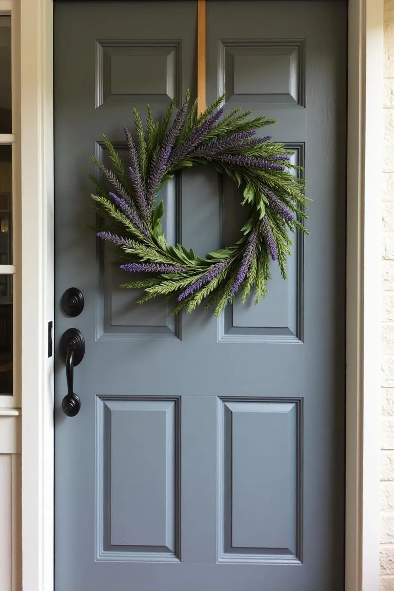 1. Lavender and Eucalyptus Wreath