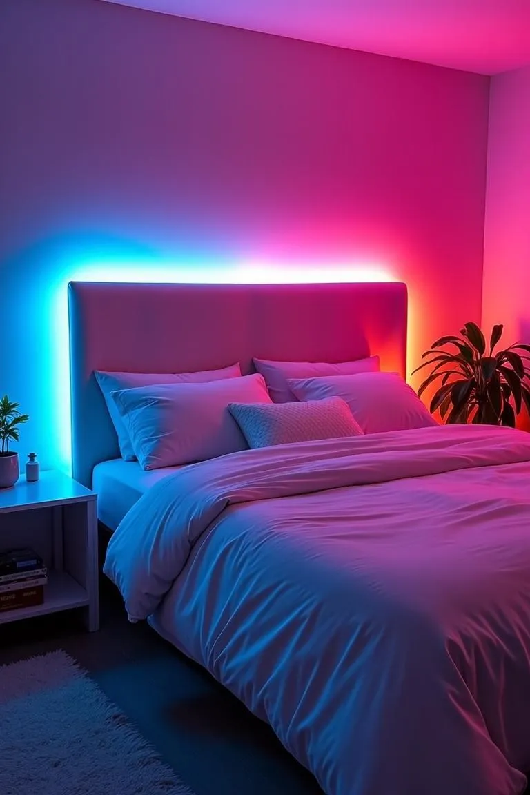 10. Color-Changing Headboard