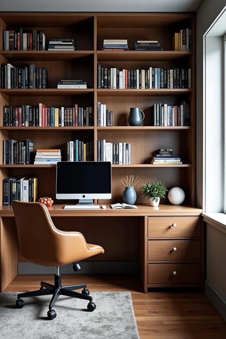 11. Home Library Office