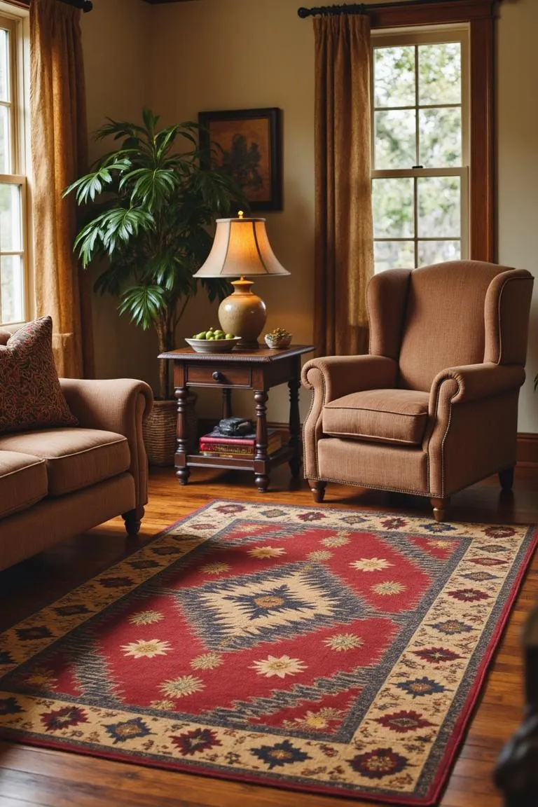 12. Southwestern Area Rugs