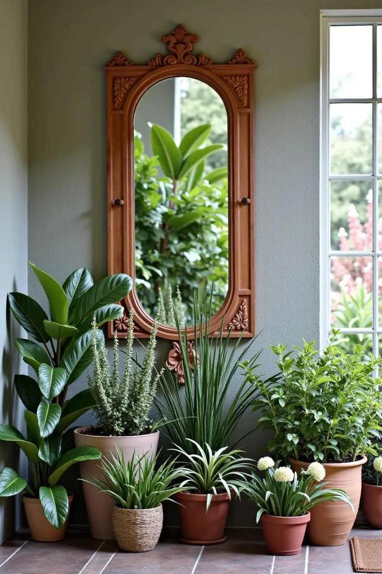 14. Mirror Garden Wall