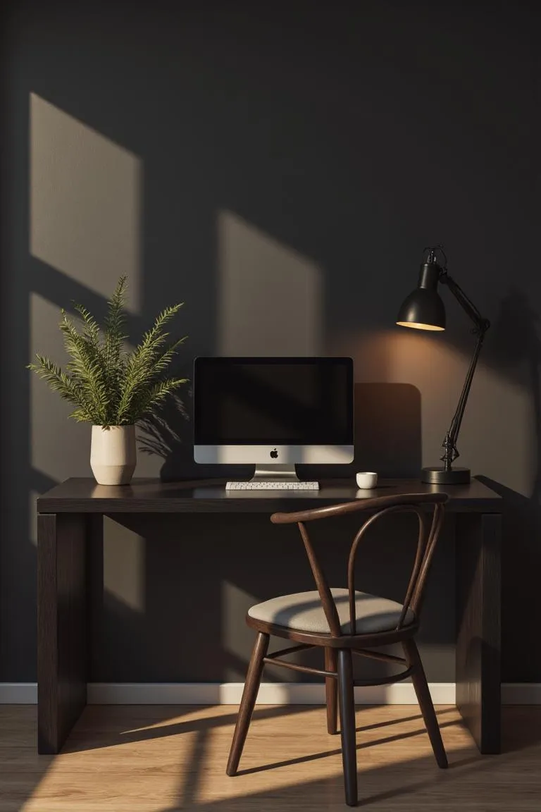 17. Smoked Glass Desk