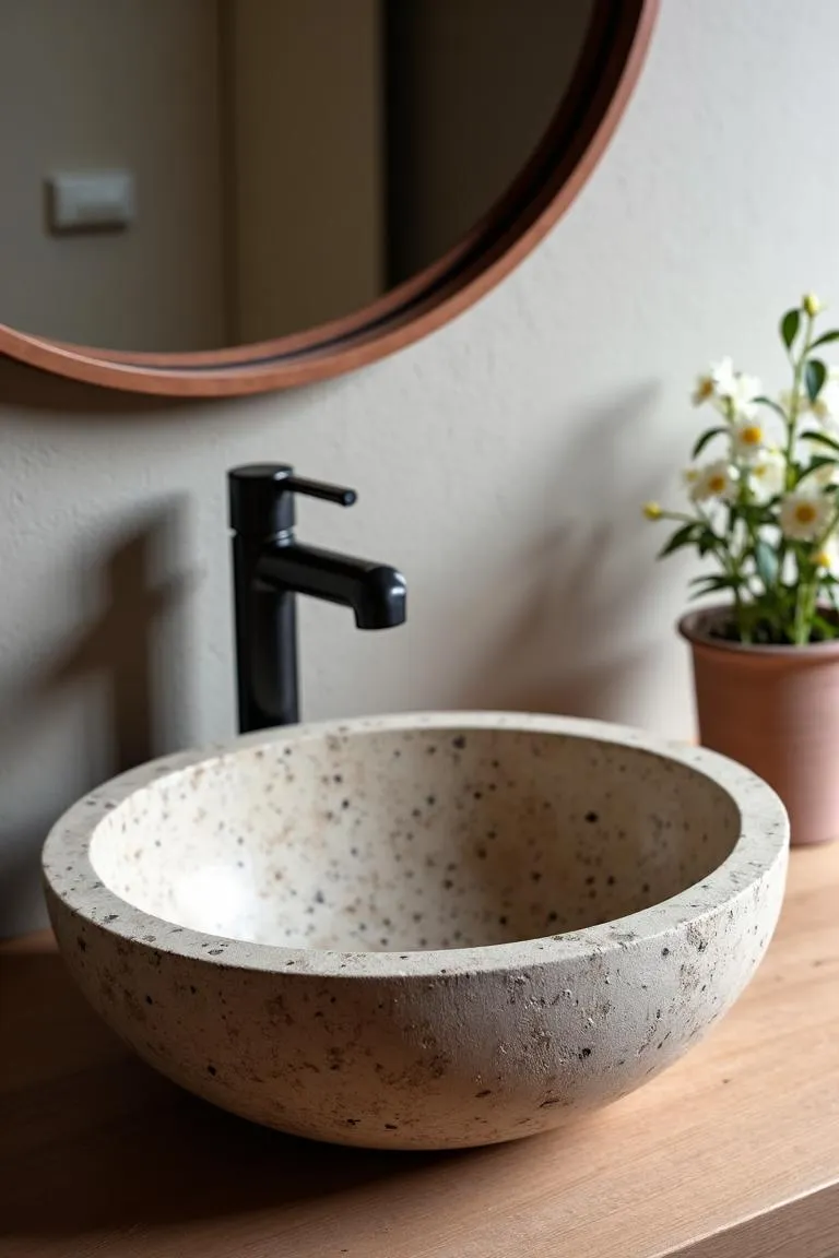 17. Stone Sink Basin