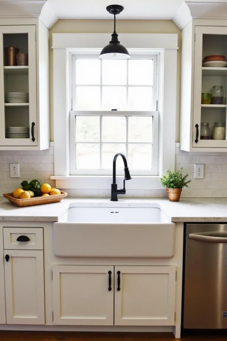 2. Vintage-Style Apron Sink