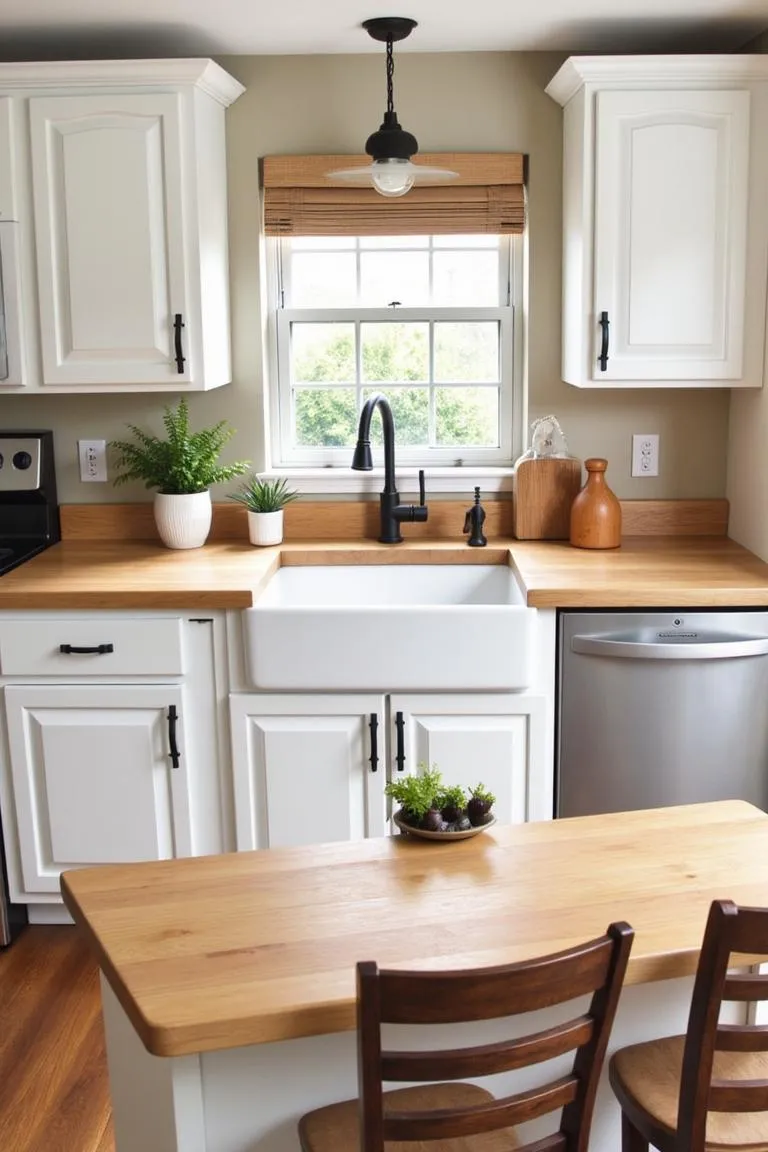 3. Butcher Block Countertops