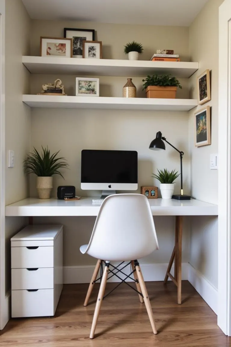 3. Closet Office Conversion