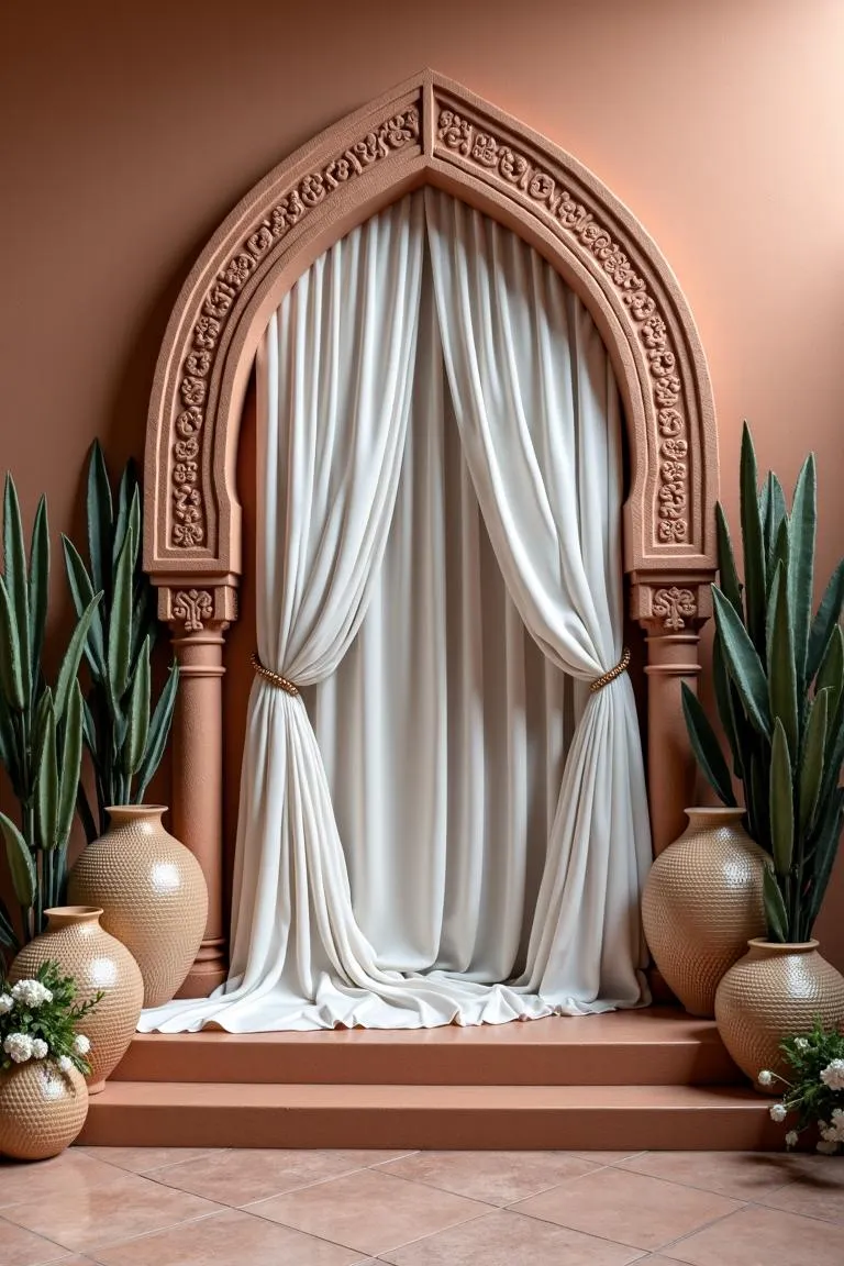 3. Moroccan Arch Backdrop