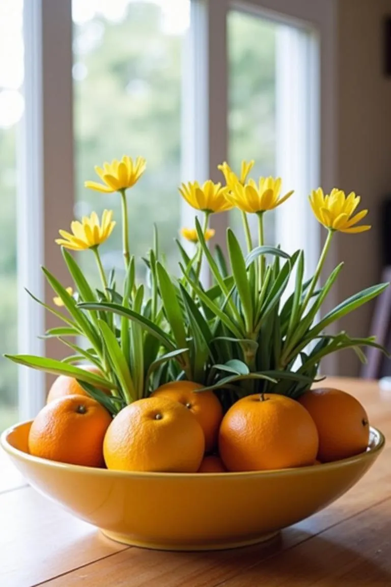 5. Citrus Bowl Centerpiece