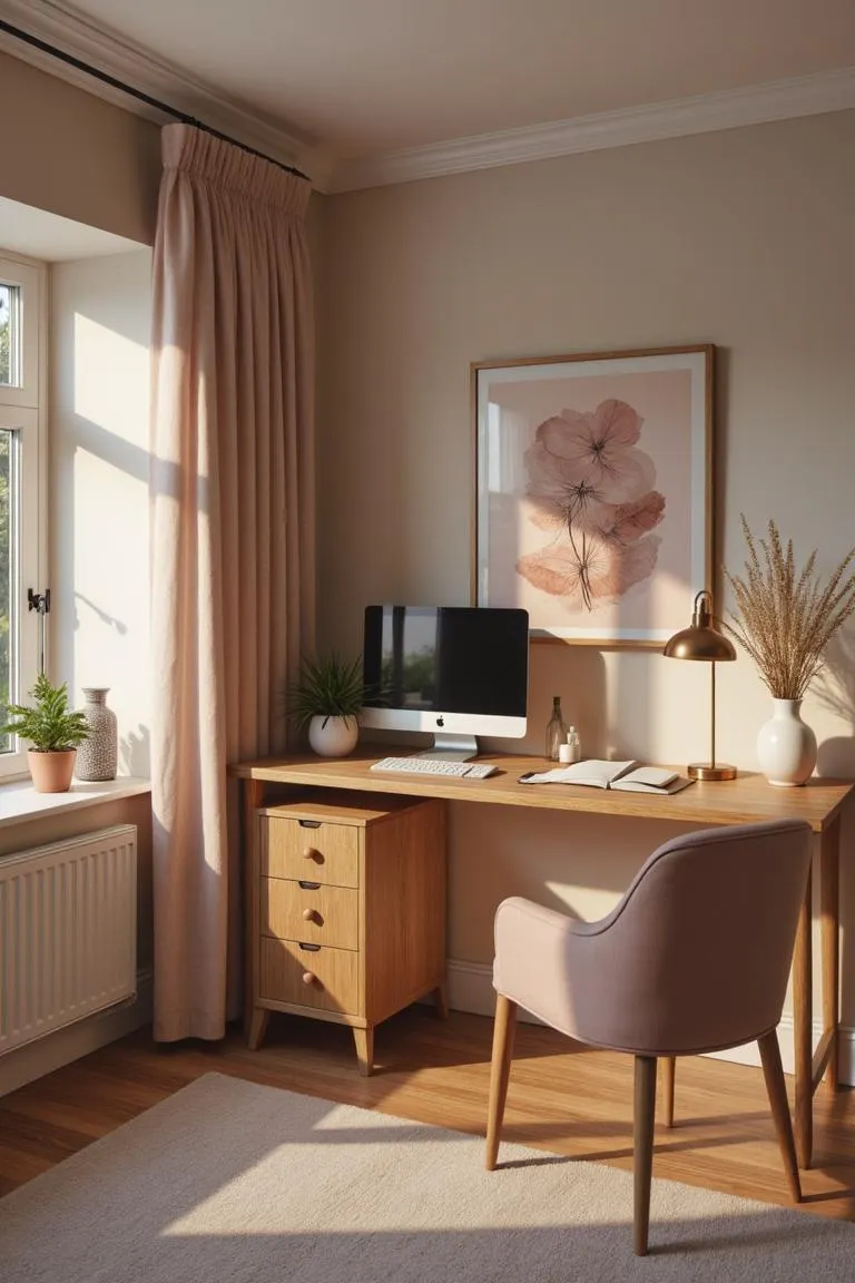 5. Glam Home Office