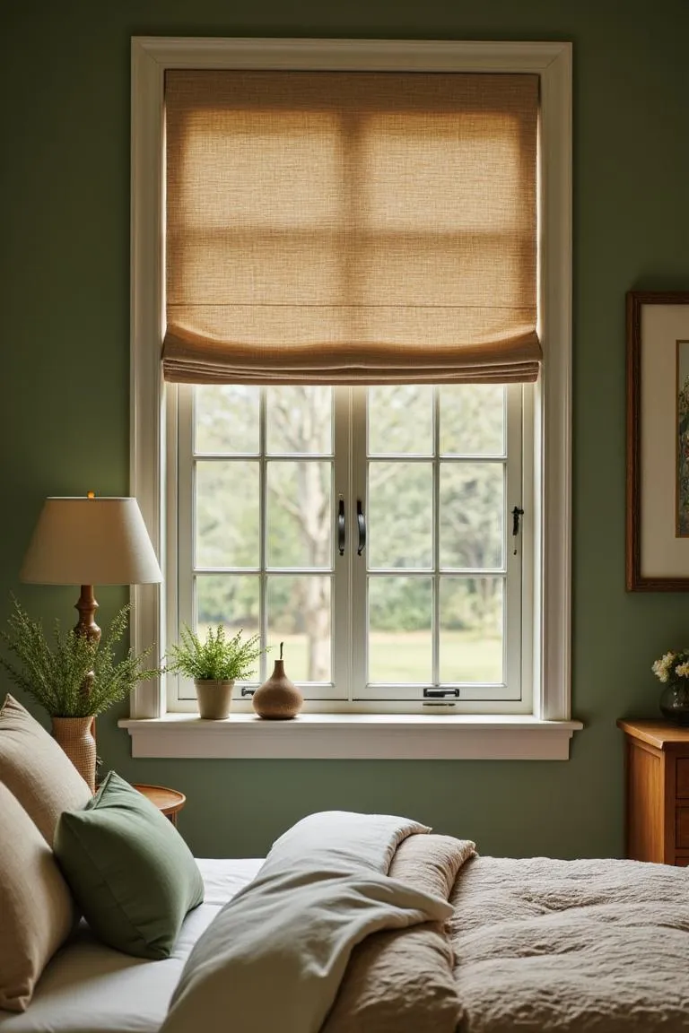 6. Natural Fiber Window Treatments