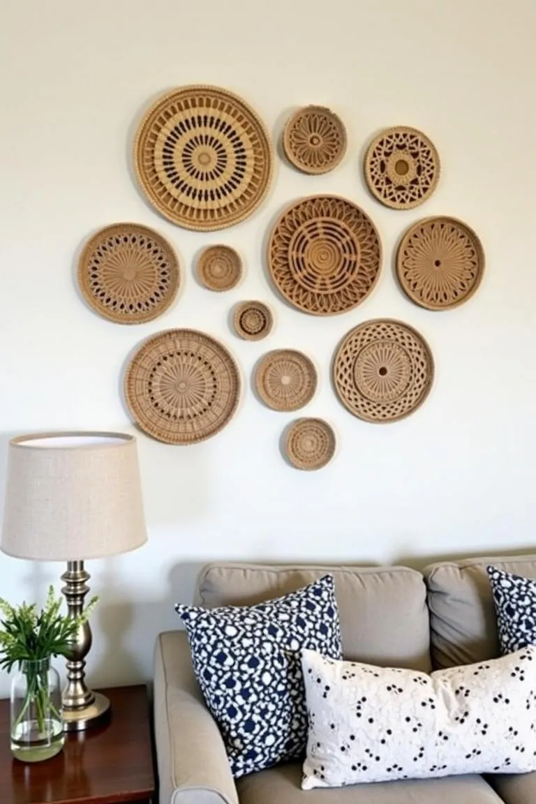 6. Woven Basket Wall