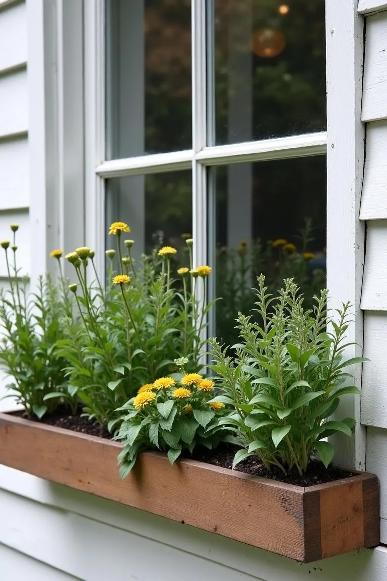 7. Herb Garden Window Display