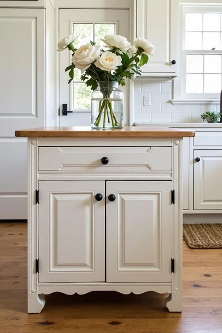 7. Hoosier Cabinet Conversion