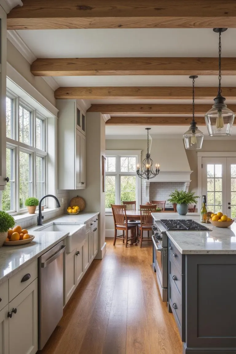 7. Wood Beam Ceiling Details