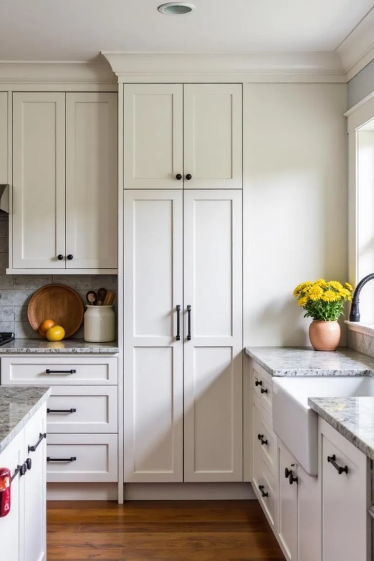 8. Classic White Cabinets