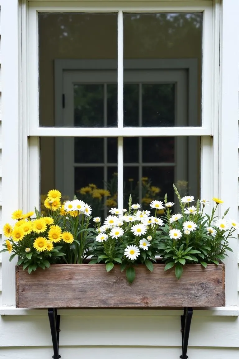 8. Farmhouse Window Box