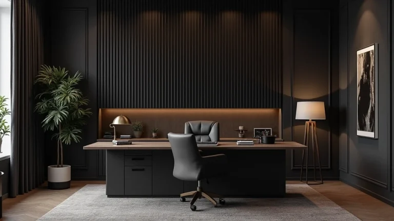 Dark Office Aesthetic Ideas