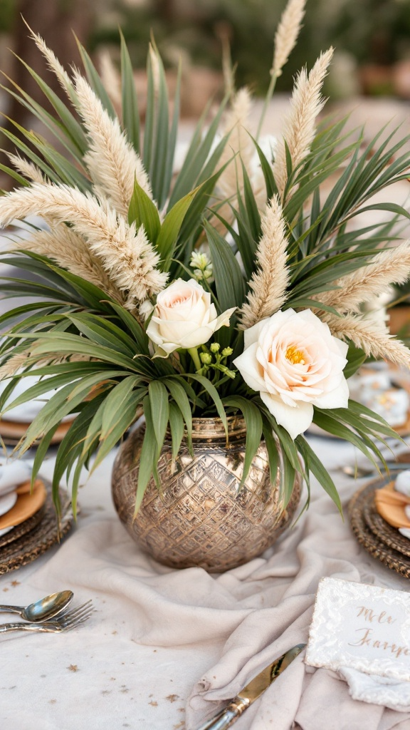 Desert Palm Centerpieces